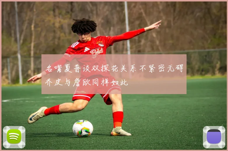 名嘴夏普谈双探花关系不紧密无碍乔皮与詹欧同样如此